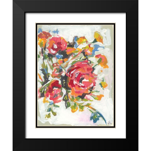 Smile III Black Modern Wood Framed Art Print with Double Matting by Mingo, Jessica