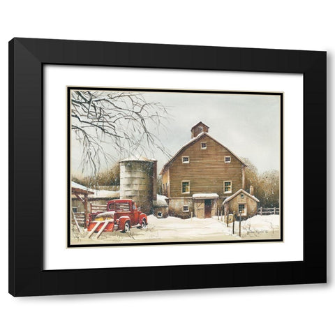 Clearing Out Black Modern Wood Framed Art Print with Double Matting by Rossini, John