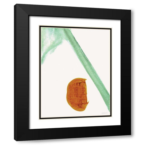 Lay in the Crook of His Arm Black Modern Wood Framed Art Print with Double Matting by Kamdon Kreations