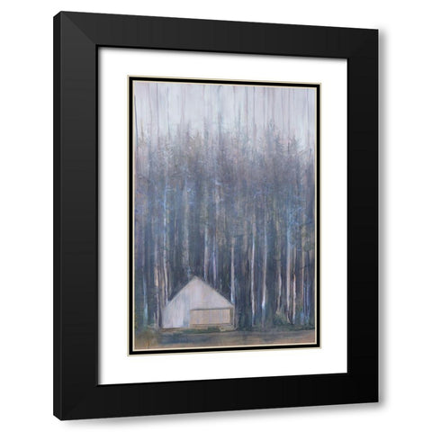 Hidden Wonder Black Modern Wood Framed Art Print with Double Matting by Kamdon Kreations