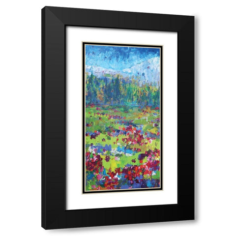 Three Sisters 1 Black Modern Wood Framed Art Print with Double Matting by Kamdon Kreations