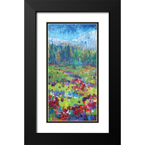 Three Sisters 1 Black Modern Wood Framed Art Print with Double Matting by Kamdon Kreations