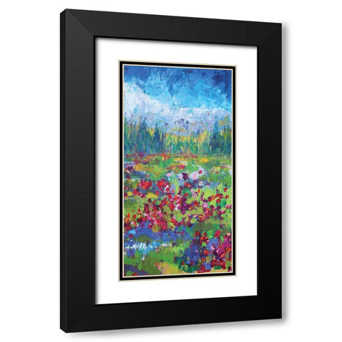 Three Sisters 2 Black Modern Wood Framed Art Print with Double Matting by Kamdon Kreations