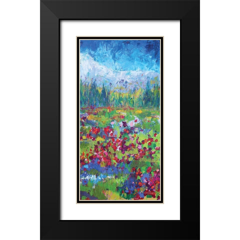 Three Sisters 2 Black Modern Wood Framed Art Print with Double Matting by Kamdon Kreations