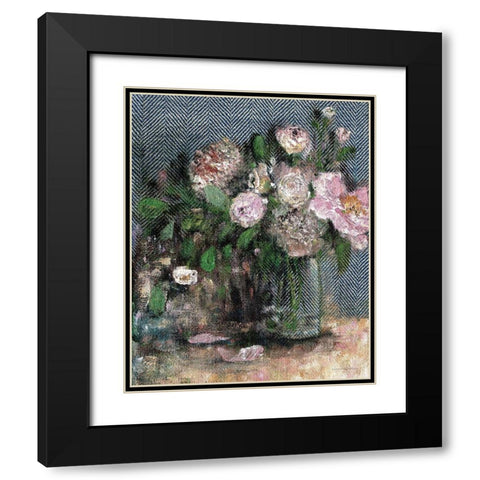 Afternoon Study Black Modern Wood Framed Art Print with Double Matting by Kamdon Kreations