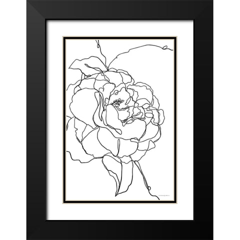 Beauty at Any Angle Black Modern Wood Framed Art Print with Double Matting by Kamdon Kreations