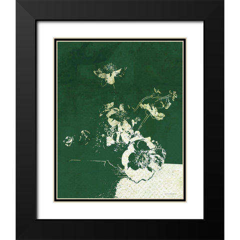 Sweet Glory Black Modern Wood Framed Art Print with Double Matting by Kamdon Kreations