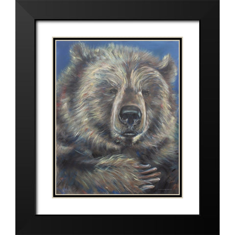 Gentle Giant     Black Modern Wood Framed Art Print with Double Matting by Kamdon Kreations
