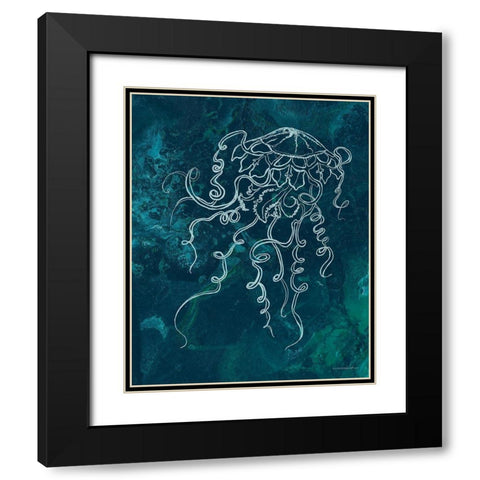 Angelic Breath  II Black Modern Wood Framed Art Print with Double Matting by Kamdon Kreations