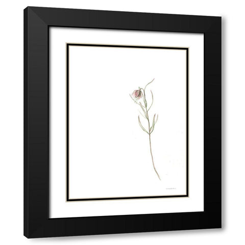 Arise Black Modern Wood Framed Art Print with Double Matting by Kamdon Kreations