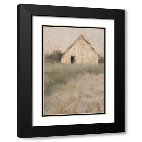 Light Touch Black Modern Wood Framed Art Print with Double Matting by Kamdon Kreations