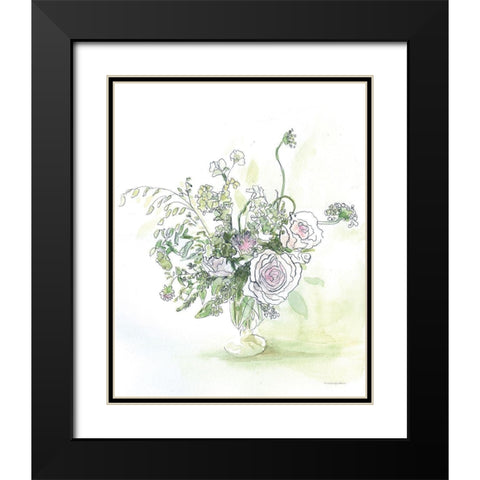 Rise and Rose     Black Modern Wood Framed Art Print with Double Matting by Kamdon Kreations