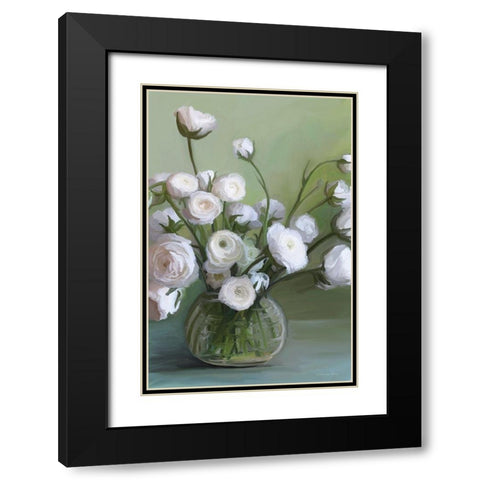 Morning Light Black Modern Wood Framed Art Print with Double Matting by Kamdon Kreations