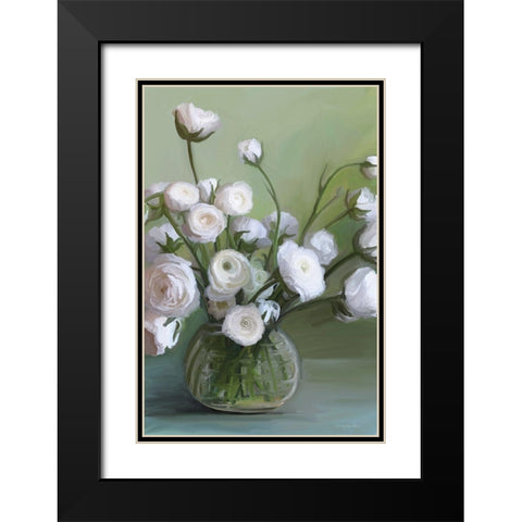 Morning Light Black Modern Wood Framed Art Print with Double Matting by Kamdon Kreations