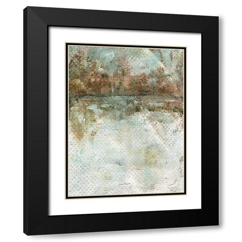 In Between Black Modern Wood Framed Art Print with Double Matting by Kamdon Kreations