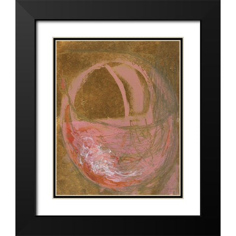 Last Tulip Black Modern Wood Framed Art Print with Double Matting by Kamdon Kreations