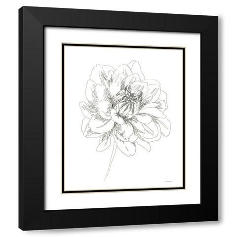 The Center of things Black Modern Wood Framed Art Print with Double Matting by Kamdon Kreations