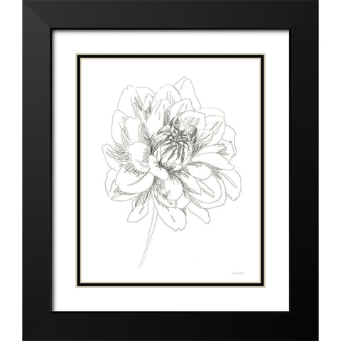 The Center of things Black Modern Wood Framed Art Print with Double Matting by Kamdon Kreations