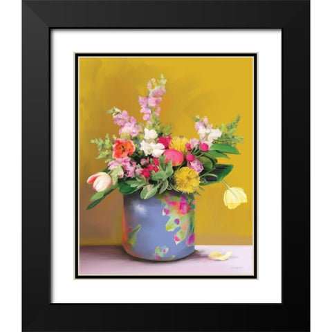 Walking on Sunshine Black Modern Wood Framed Art Print with Double Matting by Kamdon Kreations