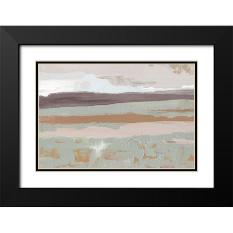Neutral State of Mind   Black Modern Wood Framed Art Print with Double Matting by Kamdon Kreations