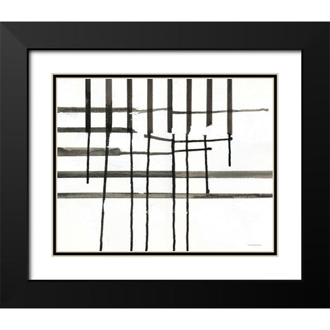 Waffle Brain    Black Modern Wood Framed Art Print with Double Matting by Kamdon Kreations