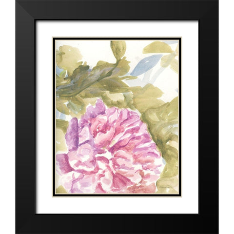 Warm Violet 2 Black Modern Wood Framed Art Print with Double Matting by Kamdon Kreations