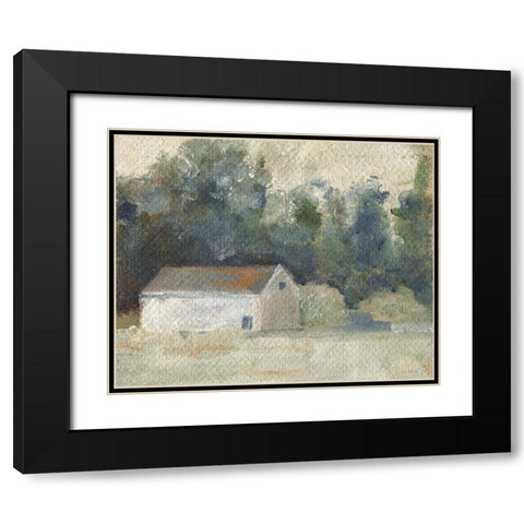 Storing Up Summer Black Modern Wood Framed Art Print with Double Matting by Kamdon Kreations