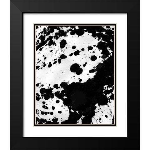 Butterfly Effect II Black Modern Wood Framed Art Print with Double Matting by Kamdon Kreations
