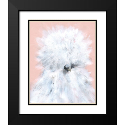 That Chick Has Great Hair Black Modern Wood Framed Art Print with Double Matting by Kamdon Kreations