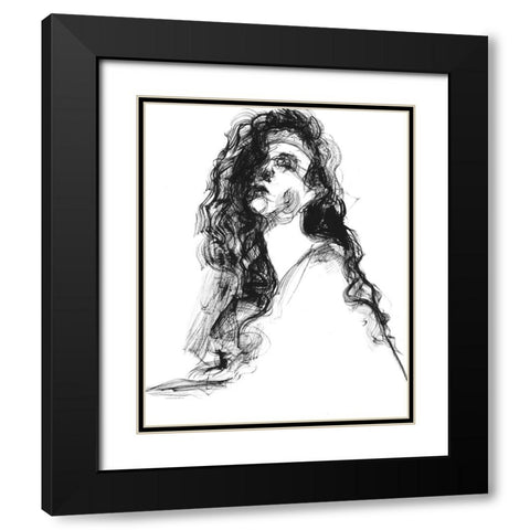 A Hing of Longing Black Modern Wood Framed Art Print with Double Matting by Kamdon Kreations