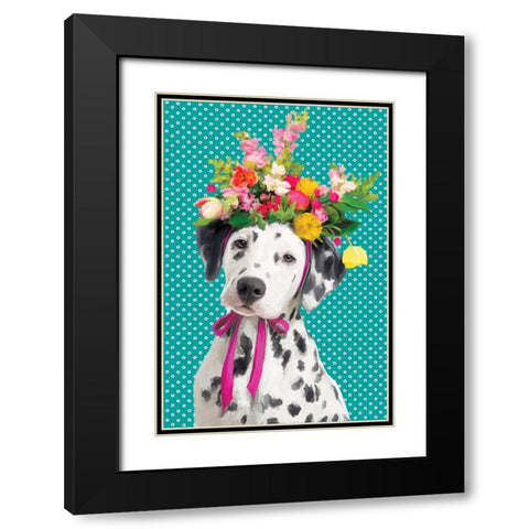 Perdita    Black Modern Wood Framed Art Print with Double Matting by Kamdon Kreations