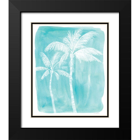 Smell the Ocean Black Modern Wood Framed Art Print with Double Matting by Kamdon Kreations