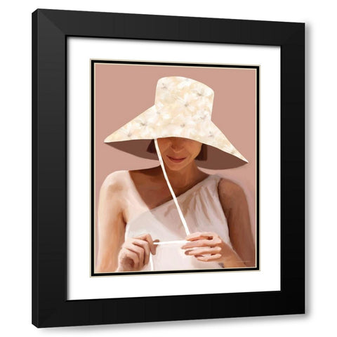 Sunny Day Shade Black Modern Wood Framed Art Print with Double Matting by Kamdon Kreations