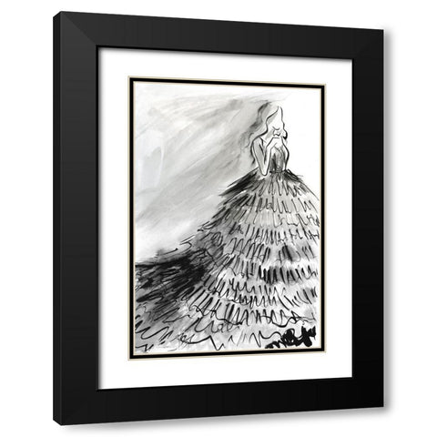 At a Glance Black Modern Wood Framed Art Print with Double Matting by Kamdon Kreations