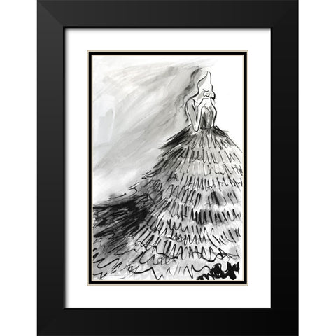 At a Glance Black Modern Wood Framed Art Print with Double Matting by Kamdon Kreations