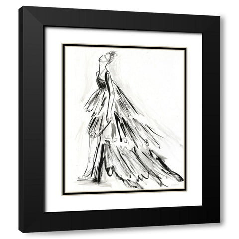 I Have Nothing to Wear Black Modern Wood Framed Art Print with Double Matting by Kamdon Kreations