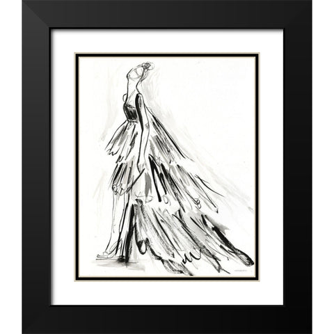 I Have Nothing to Wear Black Modern Wood Framed Art Print with Double Matting by Kamdon Kreations