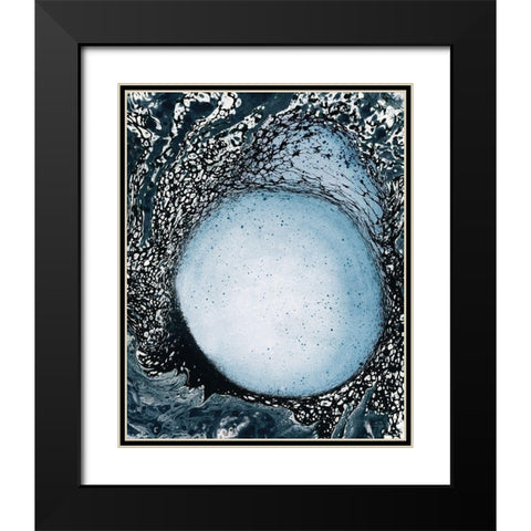 Split Black Modern Wood Framed Art Print with Double Matting by Kamdon Kreations