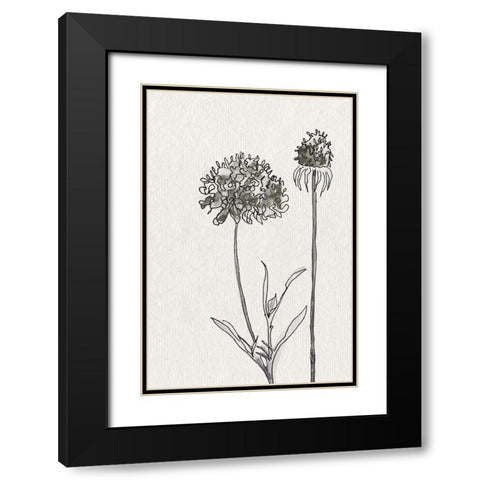 A Little to the Right Black Modern Wood Framed Art Print with Double Matting by Kamdon Kreations