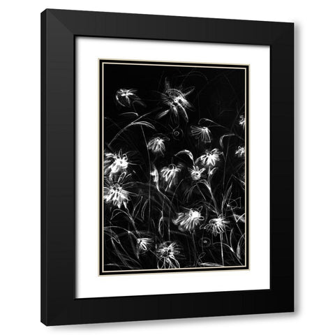 Beauty in the Darkness Black Modern Wood Framed Art Print with Double Matting by Kamdon Kreations