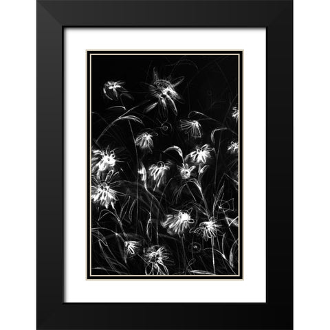 Beauty in the Darkness Black Modern Wood Framed Art Print with Double Matting by Kamdon Kreations