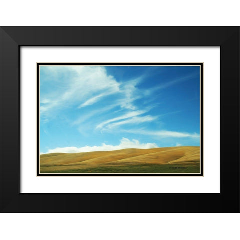 California Sky Black Modern Wood Framed Art Print with Double Matting by Brooks, Kari