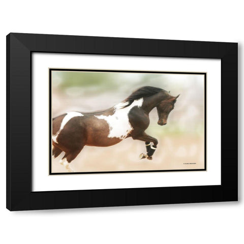 A Wild Kookie Black Modern Wood Framed Art Print with Double Matting by Brooks, Kari