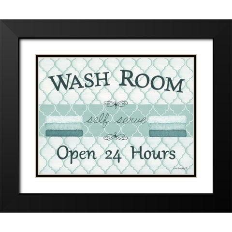 Self Serve Black Modern Wood Framed Art Print with Double Matting by Kennedy, Lisa