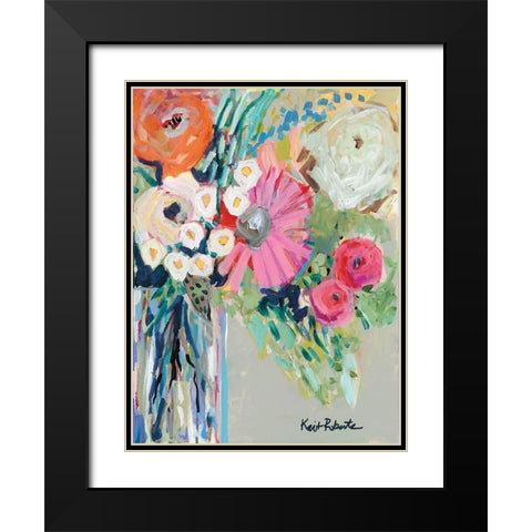 From Mrs. Hazels Garden Black Modern Wood Framed Art Print with Double Matting by Roberts, Kait