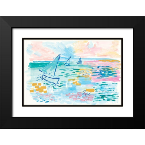 Drift Away    Black Modern Wood Framed Art Print with Double Matting by Roberts, Kait