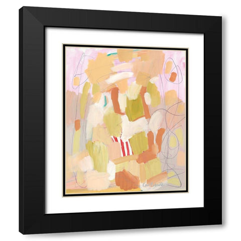 Skip to My Lou  Black Modern Wood Framed Art Print with Double Matting by Roberts, Kait