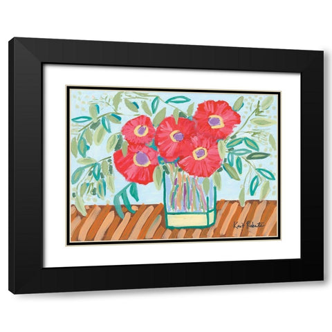 Home Sweet Home Black Modern Wood Framed Art Print with Double Matting by Roberts, Kait