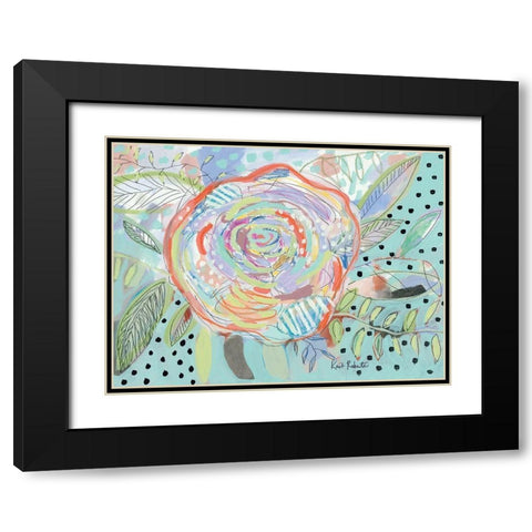 Bloom for Yourself Black Modern Wood Framed Art Print with Double Matting by Roberts, Kait