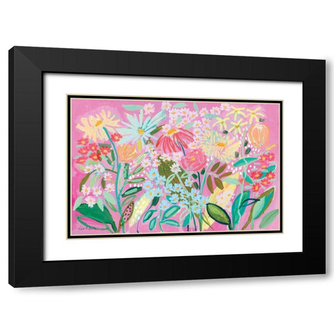 Allow Yourself to Grow Black Modern Wood Framed Art Print with Double Matting by Roberts, Kait